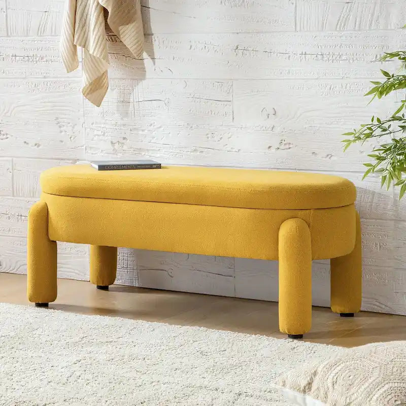 Modern Flip Top Storage Bench