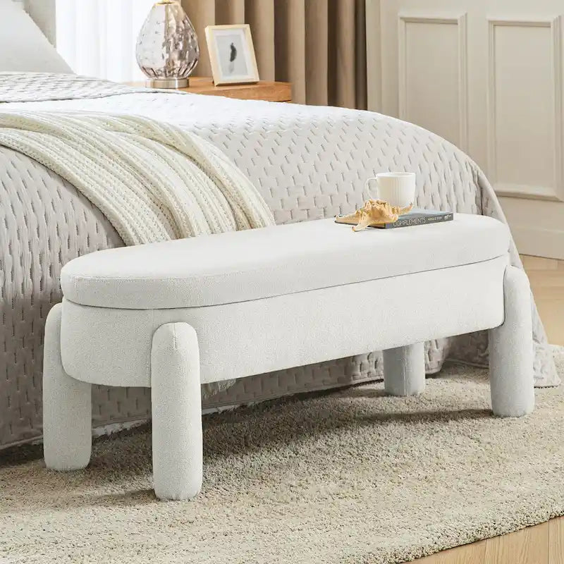 Modern Flip Top Storage Bench