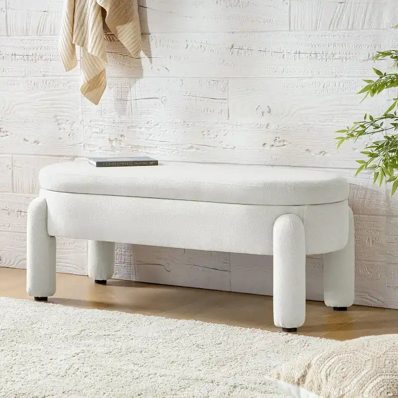 Modern Flip Top Storage Bench