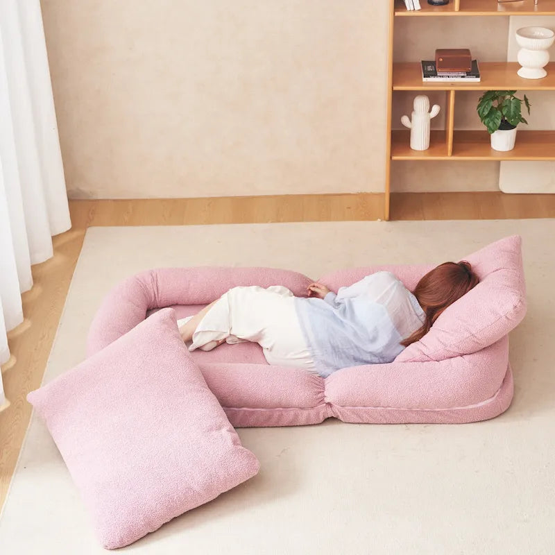 42.5 Upholstered Reclining Sleeper Sofa