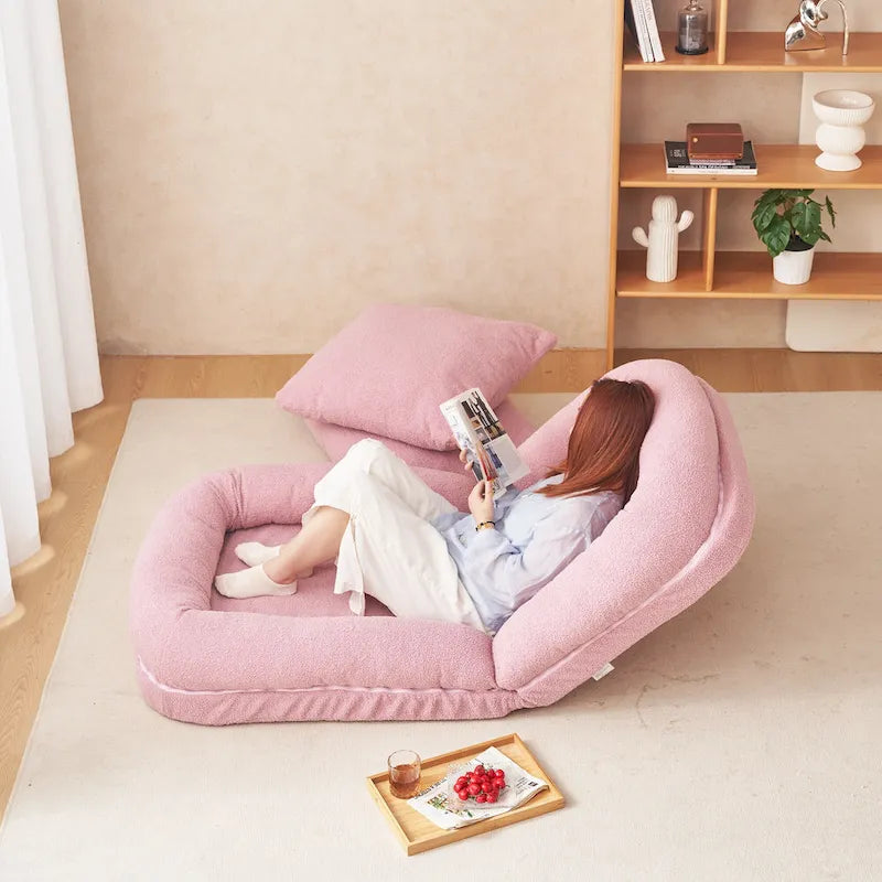 42.5 Upholstered Reclining Sleeper Sofa
