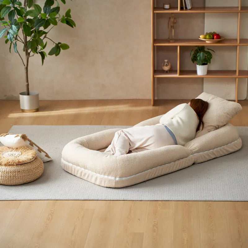42.5 Upholstered Reclining Sleeper Sofa