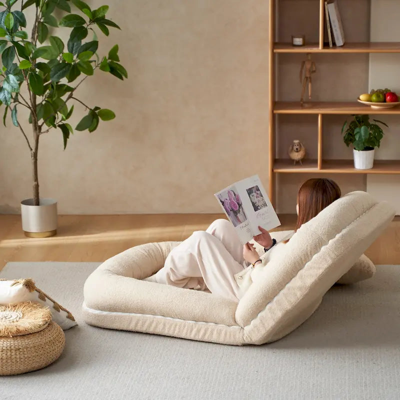 42.5 Upholstered Reclining Sleeper Sofa